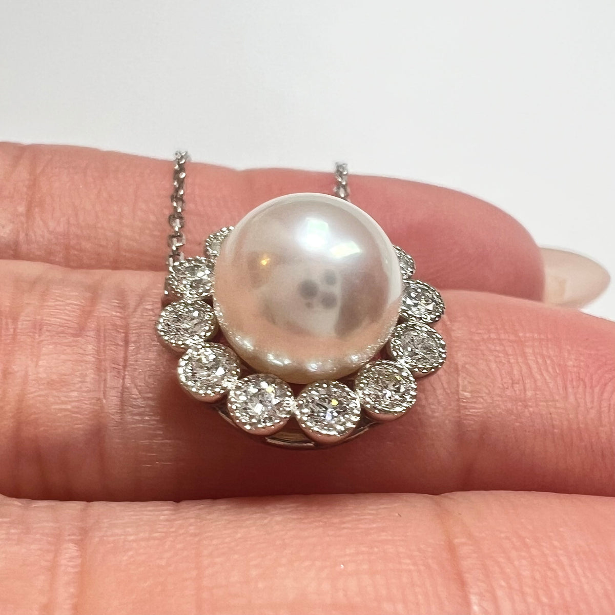 【アコヤ8ｰ8.5mm】サンサンネックレス