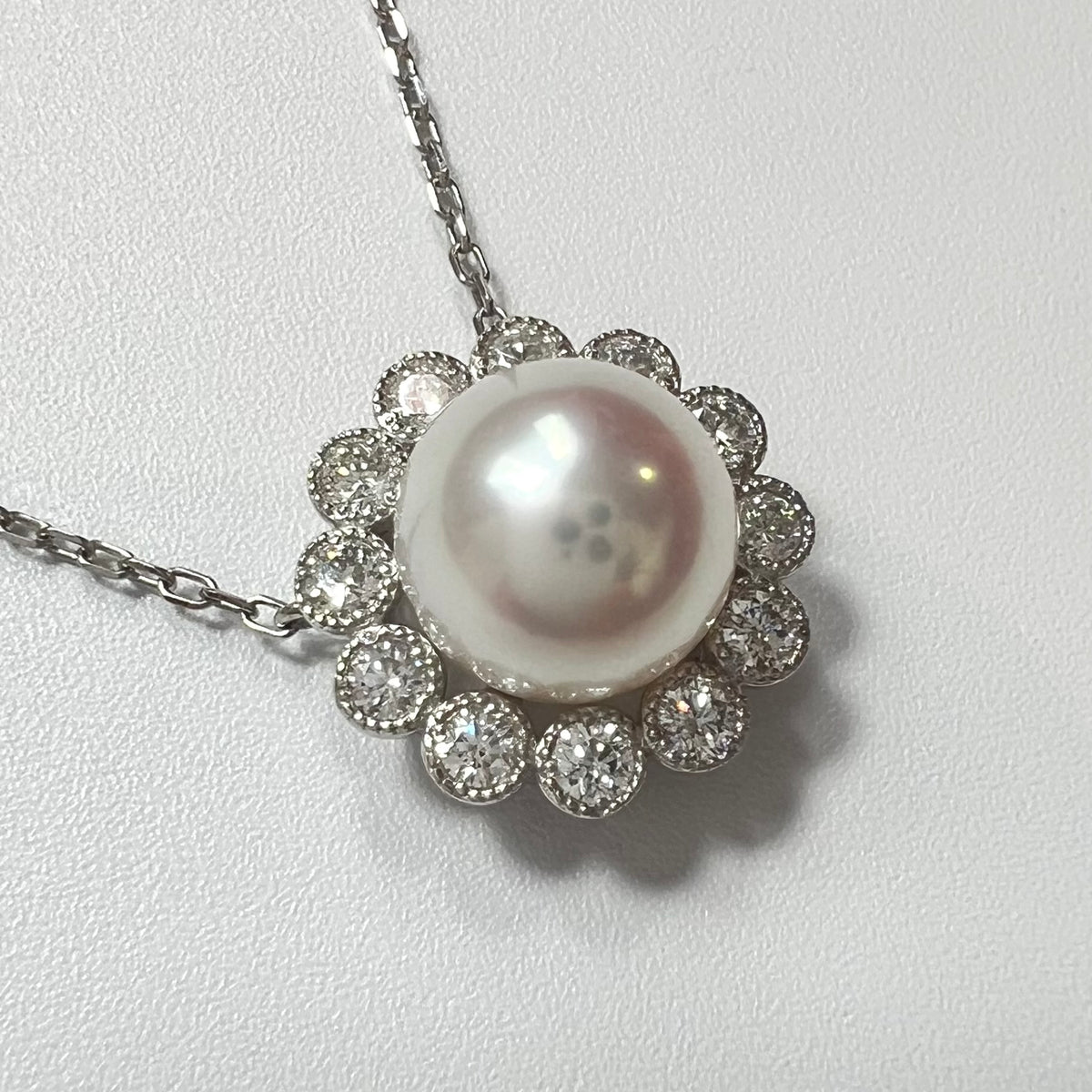 【アコヤ8ｰ8.5mm】サンサンネックレス