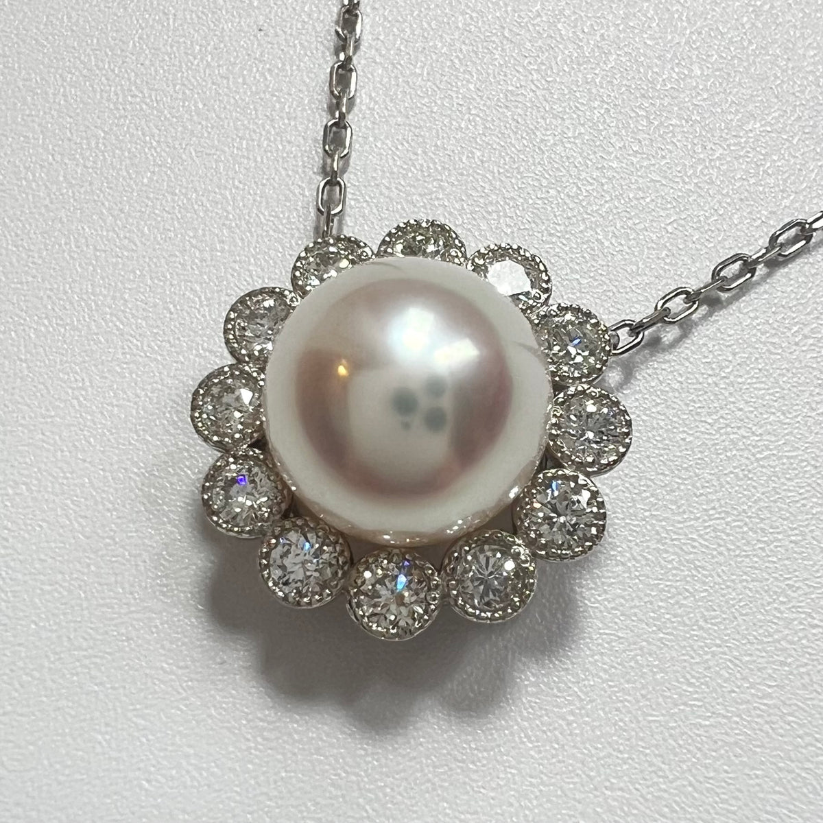 【アコヤ8ｰ8.5mm】サンサンネックレス