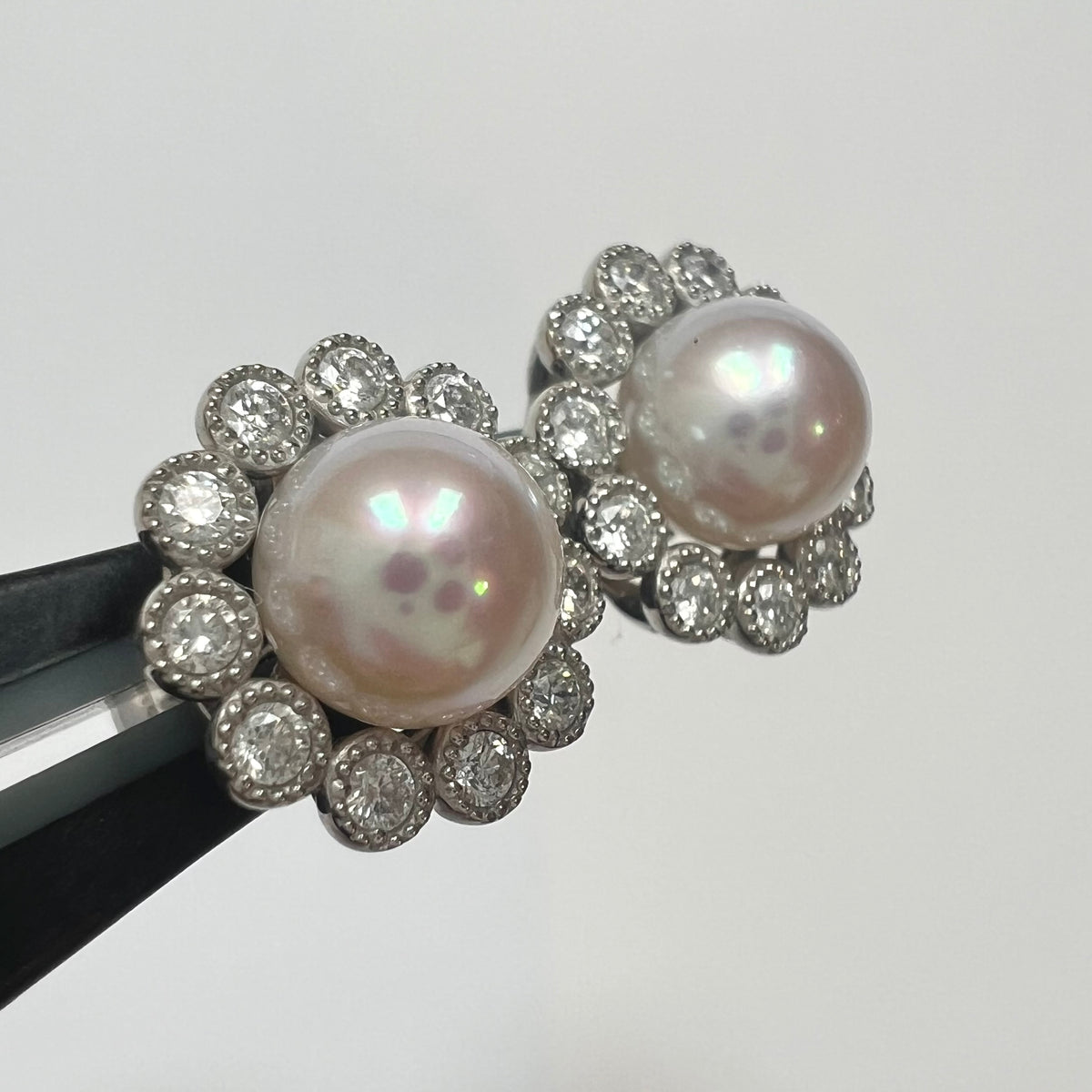 【アコヤ6ｰ6.5mm】サンサンピアス