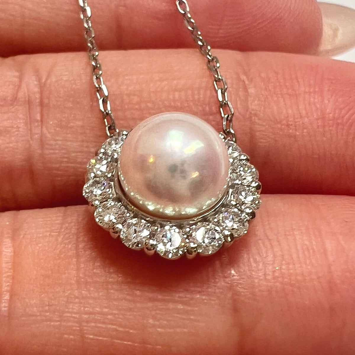 【アコヤ7‐7.5mm】テリテリネックレス