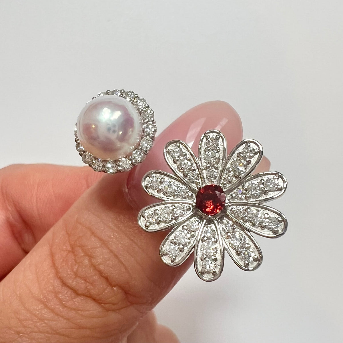 【アコヤ7ｰ7.5mm】マリーちゃんパールリング