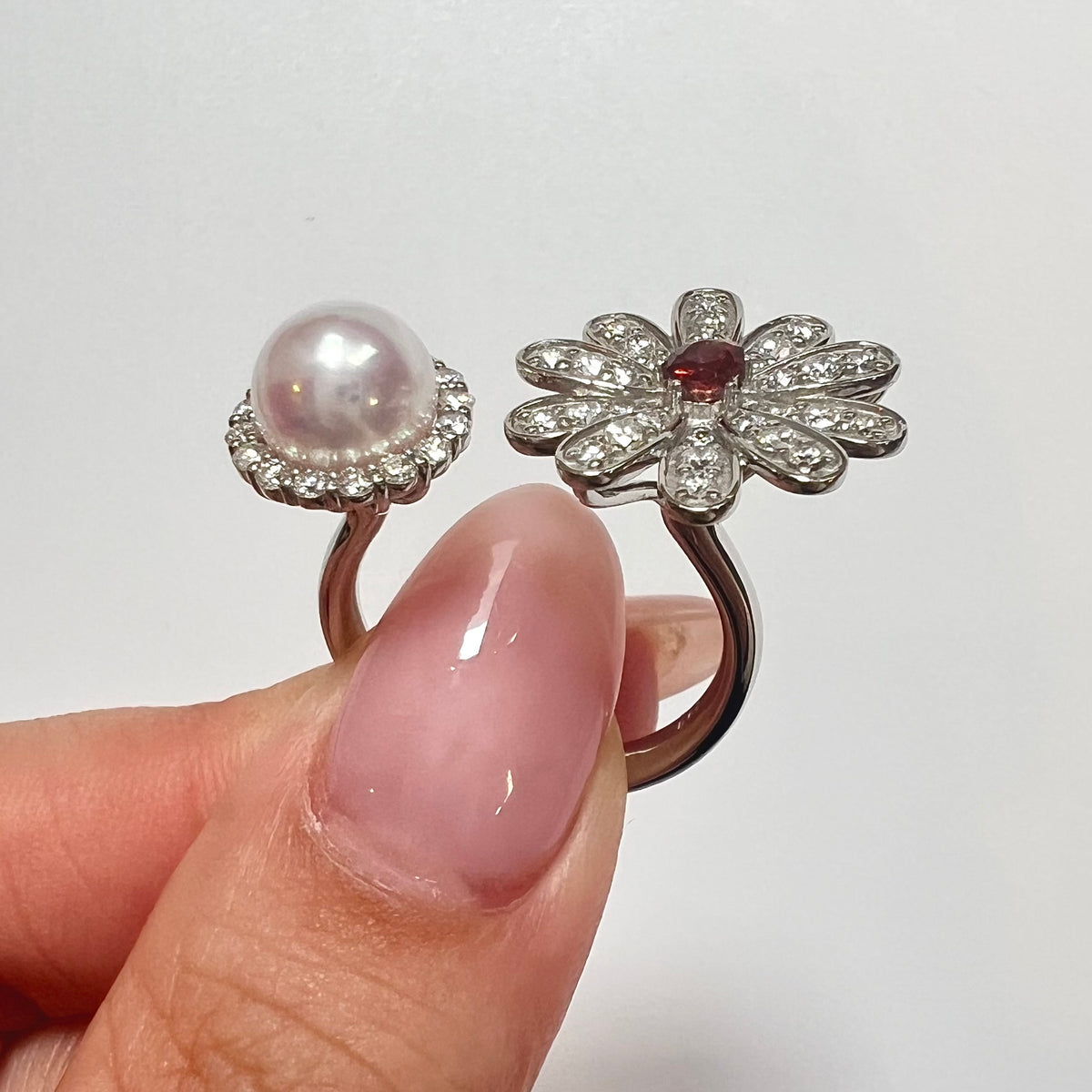 【アコヤ7ｰ7.5mm】マリーちゃんパールリング
