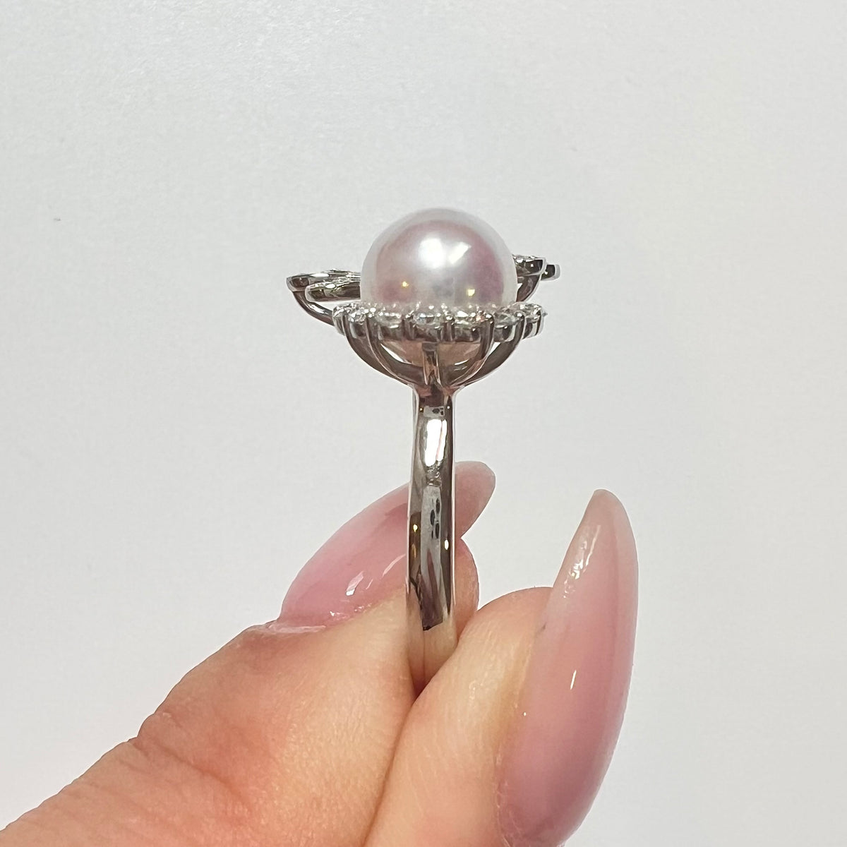 【アコヤ7ｰ7.5mm】マリーちゃんパールリング