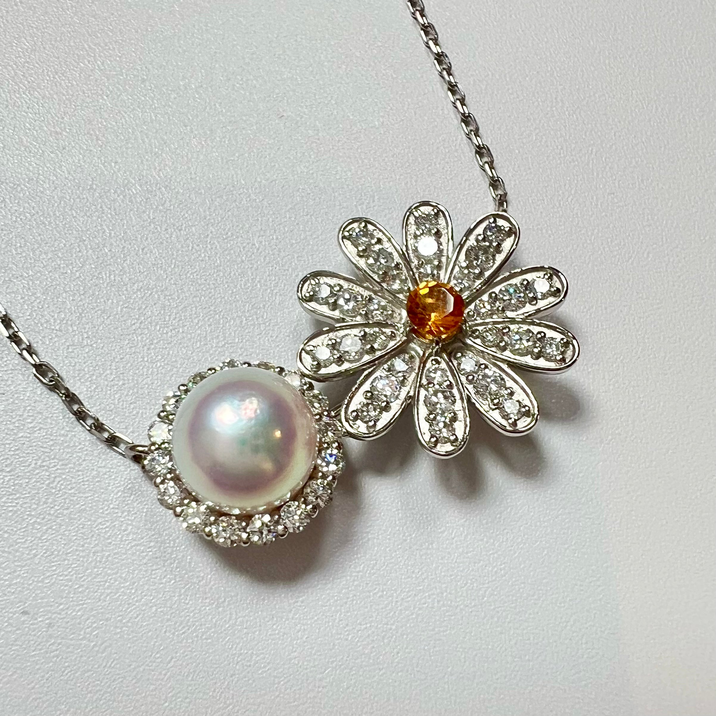 【アコヤ7ｰ7.5mm】マリーちゃんパールネックレス