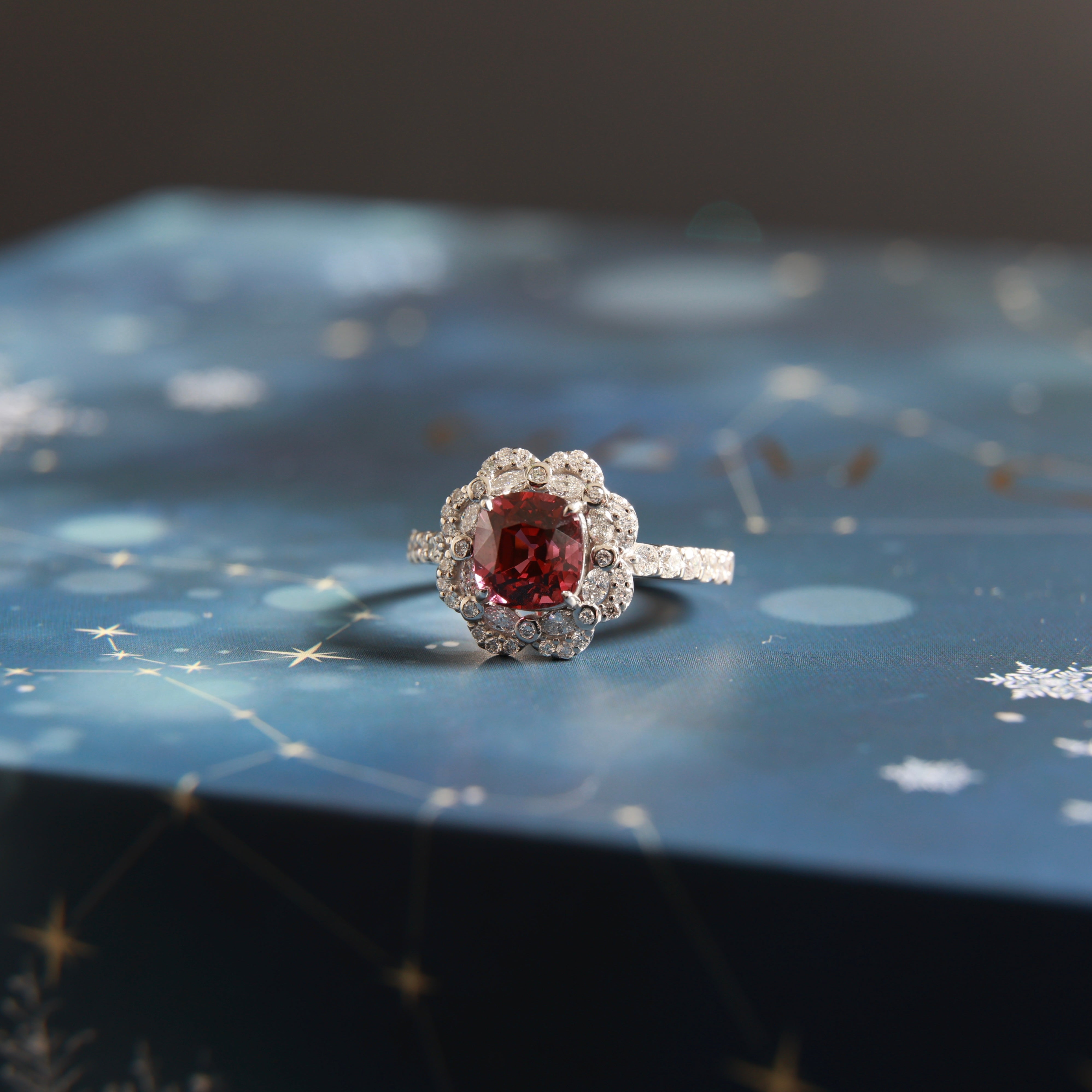 【GIA】〈一点物〉39：レッドスピネルリング（最短お届け対象）