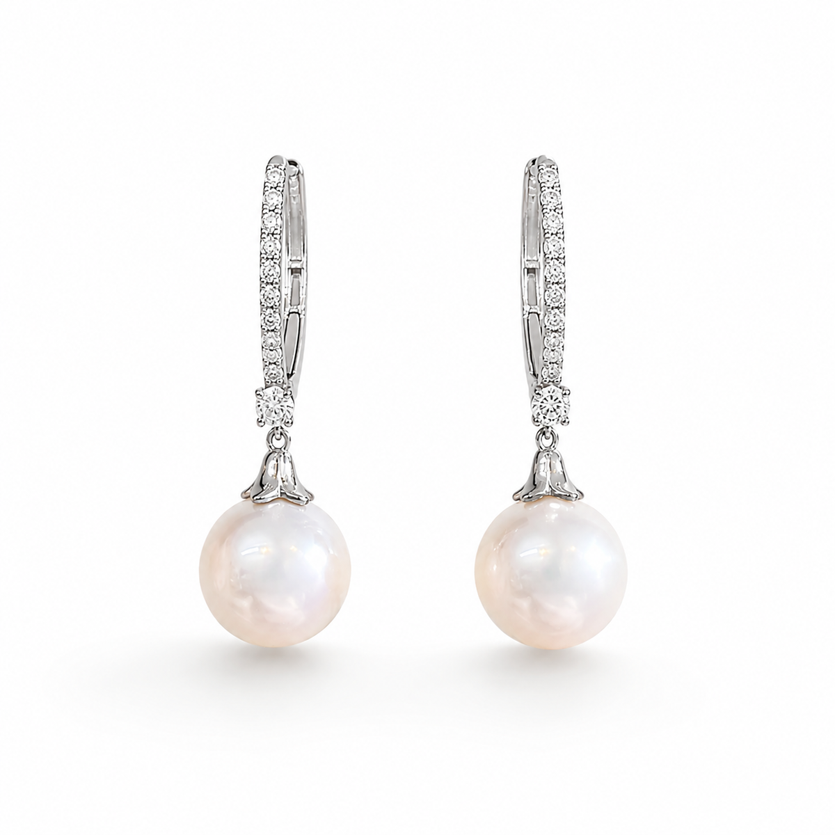 【アコヤ9ｰ9.5mm】ビジュピアス