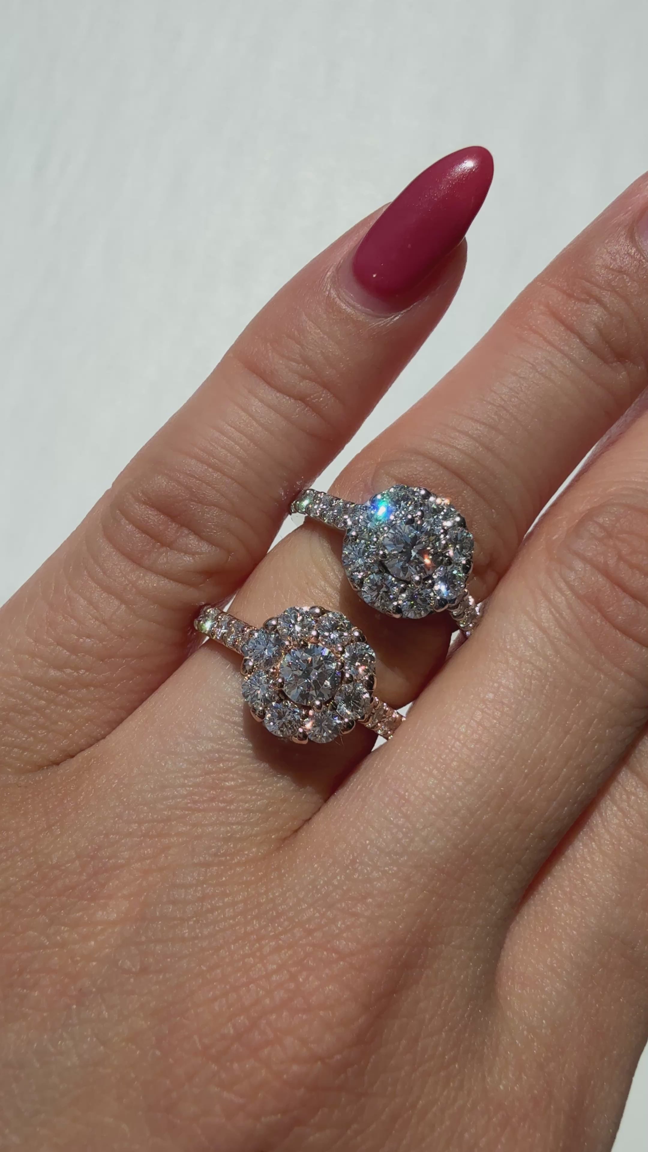 GIA】0.3ct取り巻きダイヤリング