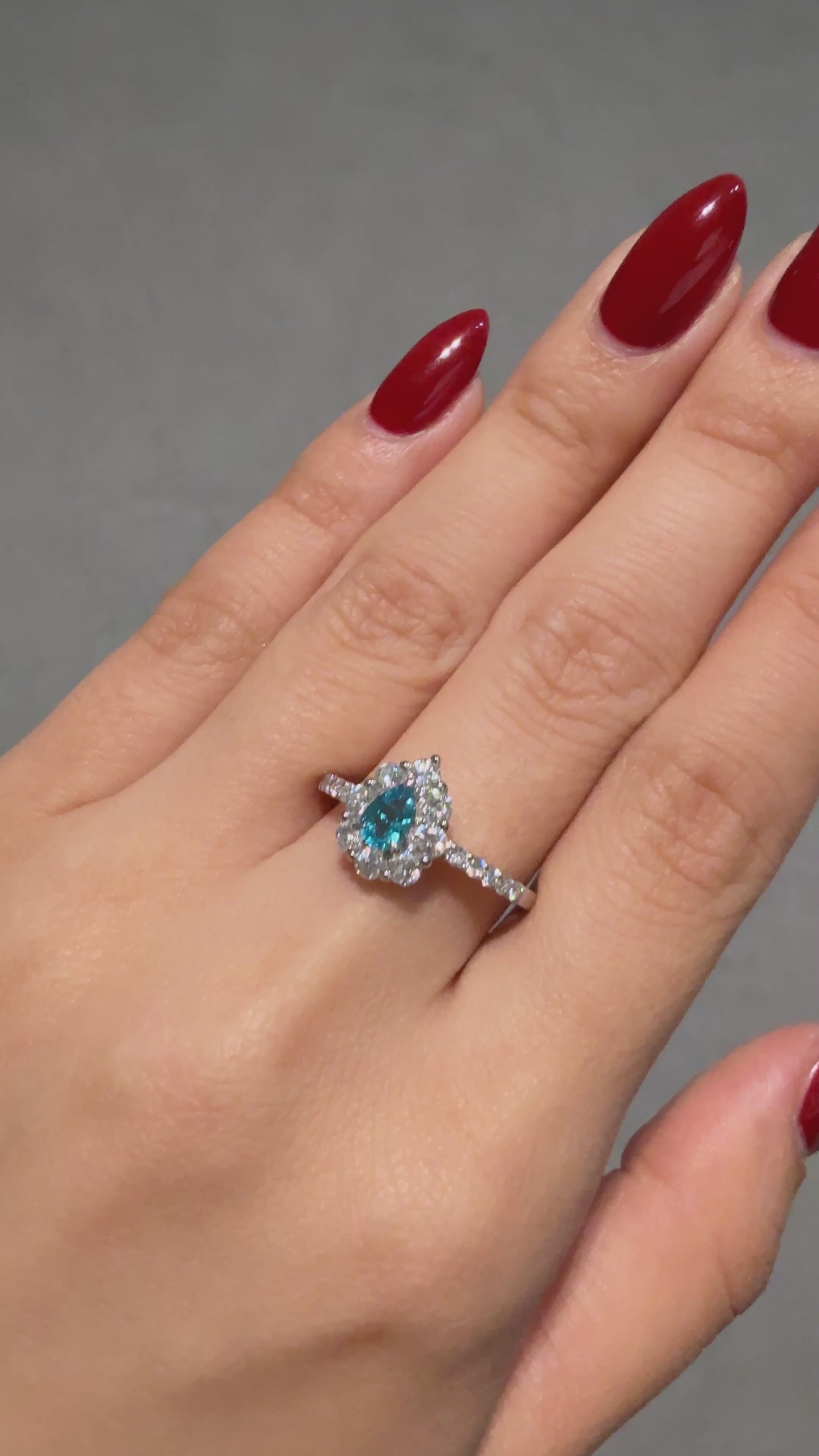 【最終価格】ブラジル産パライバトルマリンリング 1：【GIA】ブラジル産 パライバトルマリン リング